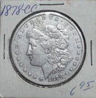 NICE! Morgan Silver Dollar 1878 Carson City Circulated 0.9 Silver