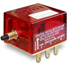 Red Push Button Magnetic Switch for Engine Shutdown and Alarm Systems