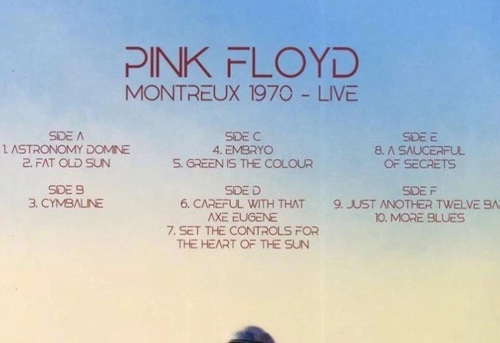 Pink Floyd - Montreux 1970 Live Vinyl Records New 3 Lp - Image 4 of 4