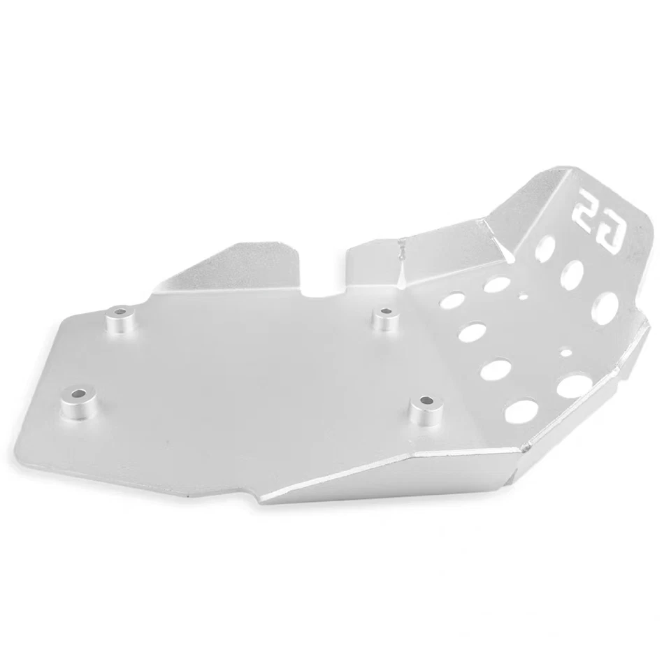 Cubierta de placa de deslizamiento de chasis de motor plateada para BMW F650GS F700GS F800GS 2008-2018 Foto 2 de 4