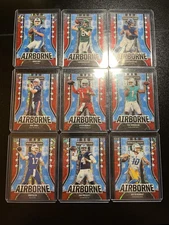 2023 Rookies & Stars Airborne Prizm Longevity Lot Of (9) Cards Allen Herbert