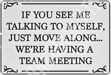 Funny Aluminum Sign 8x12 Rectangle Weatherpro...
