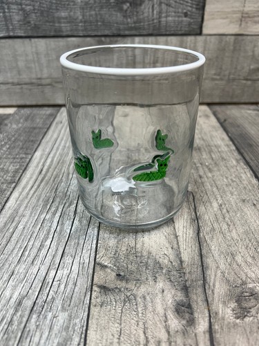 Anthropologie Home The Icon Raupe Glas Becher Saft trinken mundgeblasen