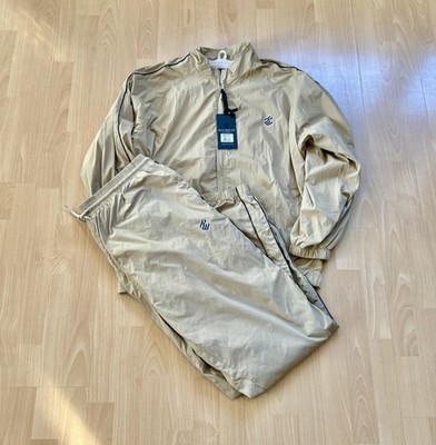 Rocawaer Track Suit Champ 5XL Beige Jacket + Pants Streetwear Set Berlin Anzug