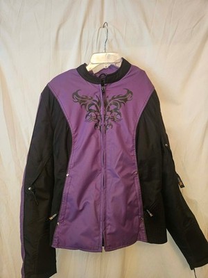 Xelement Women s Armored Vented Motorcycle Jacket Removable Liner XXL
