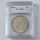 1898-O Morgan ICG MS63 90% Fine Silver Dollar New Orleans Mint