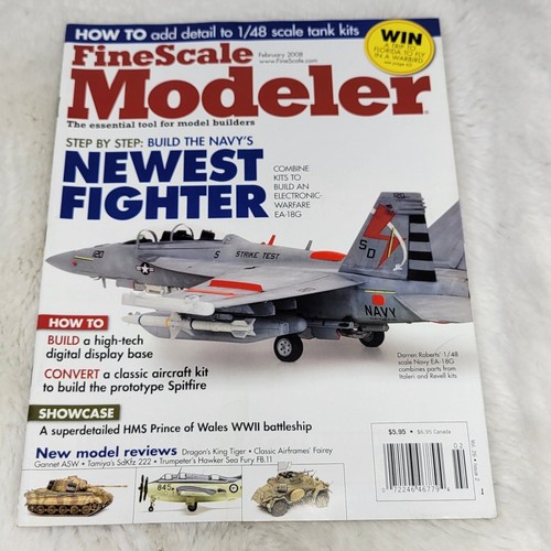 FineScale Modeler Vol 26 #02 Feb 2008 Modeling Magazine VG