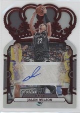 2023-24 Panini Crown Royale Rookie Red 4/35 Jalen Wilson #RC-WLN Auto 16p1
