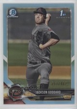2018 Bowman Draft Chrome Sky Blue Refractor 257/402 Jackson Goddard #BDC-147 s3g