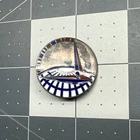 LEVELLE & CO. AIR TRANSPORT ENAMEL & STERLING WW2 WWII MILITARY PIN