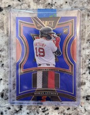 2025 Panini Select - Selective Swatches Roman Anthony #SS-RA Blue Prizm /49 RC
