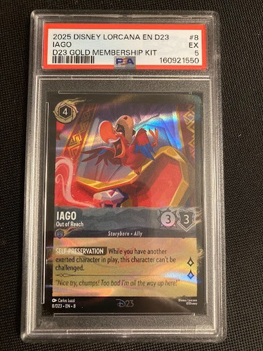 Iago - Out of Reach graded PSA 5 for sale on eBay