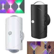 1/2 Magnetic Wall Light Motion Sensor Up Down Wall Lamp Rechargeable Wall Sconce