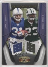 2009 Donruss Gridiron Gear 248/250 Donald Brown Shonn Greene #9 04uj