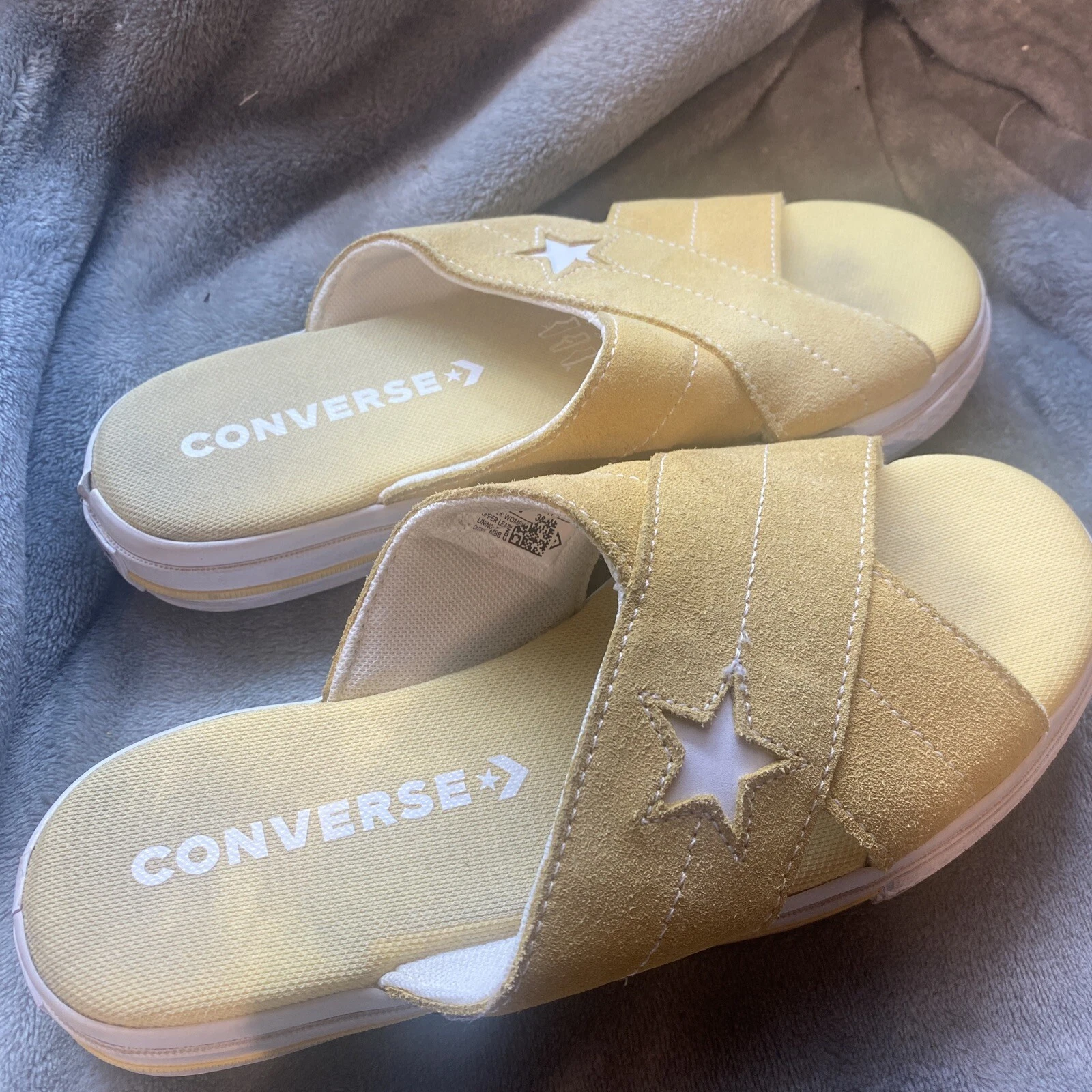 Sandali Converse One Star da donna slip on pelle scamosciata senape taglia 7