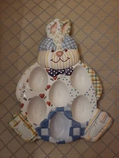 Bunny Deviled Egg Dish