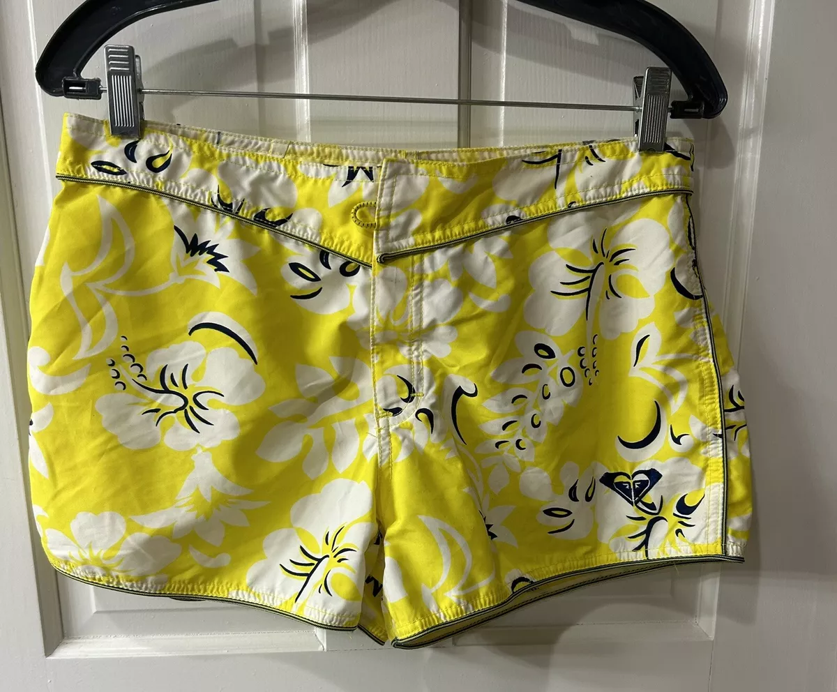 Yellow board hotsell shorts womens