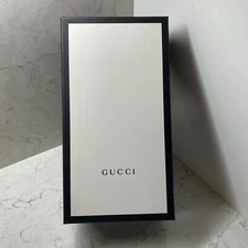 GUCCI White Black Cardboard Rectangle Shoes Empty Box L 12.5" x W 6.5" x H 4.2"
