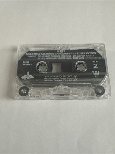 MAZZ Cassette Tape 17 Super Exitos Spanish Tejano Music ESTE TONTO MI CASTIGO - Picture 9 of 9
