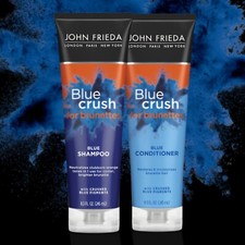 John Frieda Blue Crush For Brunettes Shampoo  Conditioner Set, 8.3 oz