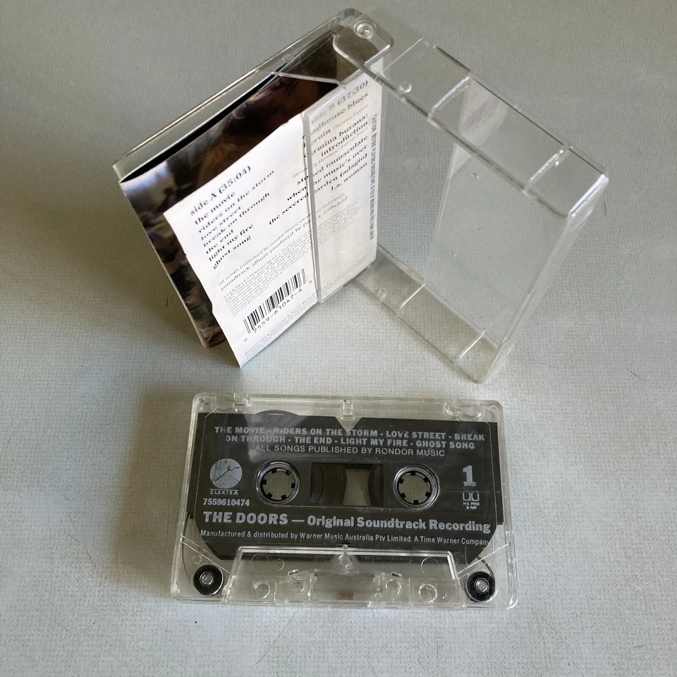 The Doors - Oliver Stone Film Soundtrack Cassette - Elektra Entertainment 1991 - Image 4 of 4