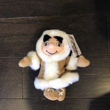 Disney Parks Exclusive Alaska Boy It's A Small World Bean Bag Plush w/Tag