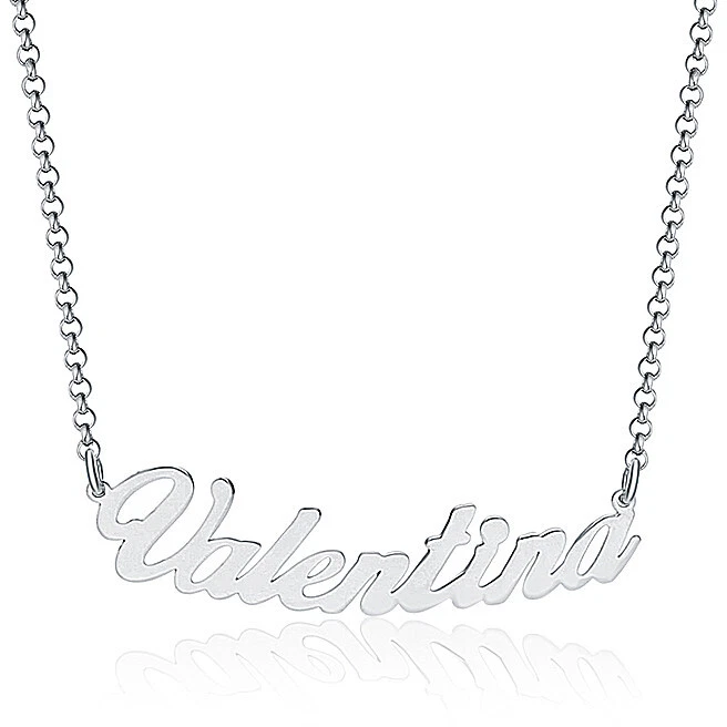 VALENTINO Collana Donna Gioiello Gioiapura Nominum Argento 925 Nome Valentina trendy cod.