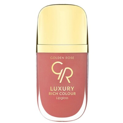 GOLDEN ROSE Luxury Rich Color Lippenlipgloss Brillanz Flüssig 10 BRUN rosé 9ML