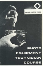Testing Shutter Speeds 1971-1973 NatCam Booklet: Reprint