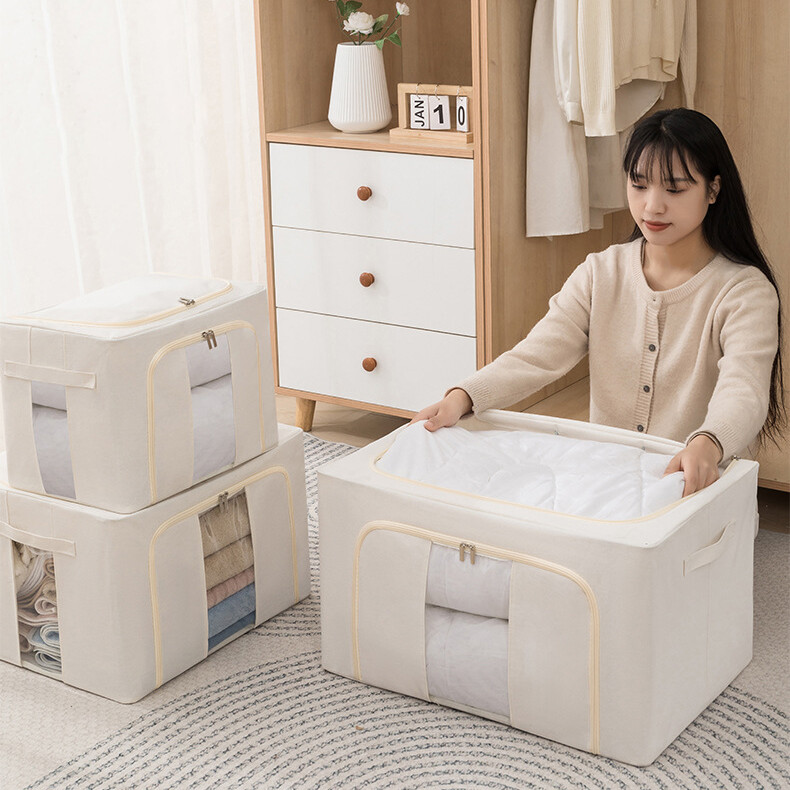 Wardrobe Foldable Closet Portable Closet Wardrobe For Bedroom Frame Closet Made Of Steel Pipes Wardrobe For Storing More Clothes Wardrobe Closet Wardrobe Cabinet (Color : Blu, Size : Length 130CM) 17 100L Foldable Clothes Storage Bags Zip Organizer Wardrobe Closet Box Steel Frame