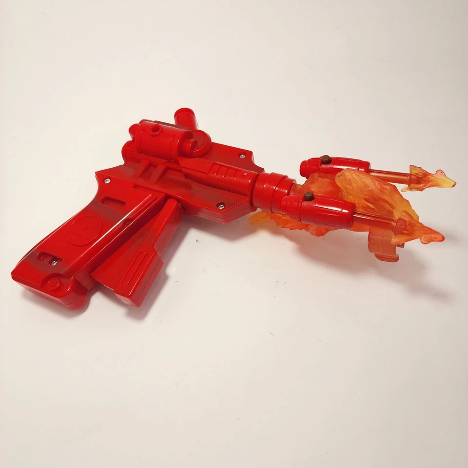Marvel Fantastic 4 - Flying Human Torch Spinning Gun Toy with Figure 2005 - Image 2 of 4