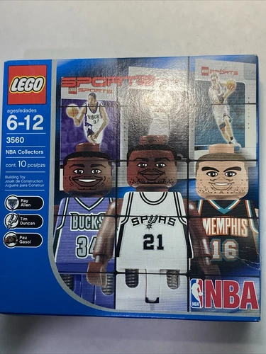 LEGO 3560 NBA Collectors #1 - BRAND NEW - Ray Allen /Tim Duncan / Pau Gasol NISB