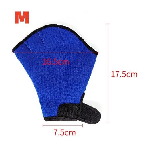 Aqua Gloves Webbed Paddle Neoprene Water Swimming Training Gloves For Kids Adult - Picture 5 of 21