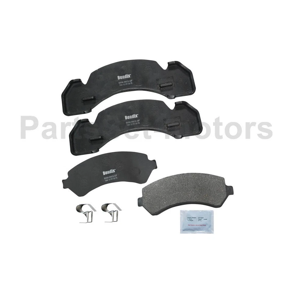 Front Rear Brake Pad Set for International Harvester 1652SC 7.3L 88-97 99-00 - Image 3 of 3
