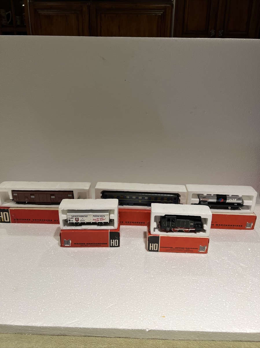 Vintage Jouef HO Scale French 708 Locomotive & Train Lot | eBay