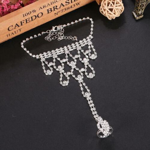 New Women Ankle Bracelet Sterling Anklet Silver Boho Foot Chain Beach Sliver HOT - Picture 3 of 5