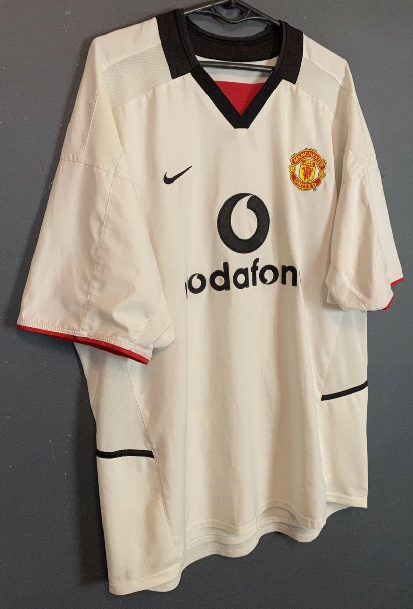 MENS NIKE MANCHESTER UNITED 2002 2003 AWAY SOCCER FOOTBALL SHIRT