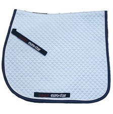 Euro-Star Schabracke, lightblue-navy, Satteldecke, Pony Schabracke, Saddle Pad