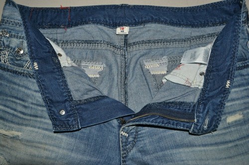 True Religion Men's Straight True Indigo Mega T Blue Demin Jeans 40x34 - Picture 8 of 12
