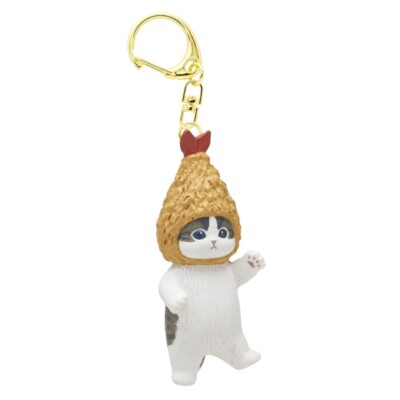 HY1343 Capsule toy mofusand Ebi-nyan figure keychain HY1343 Capsule toy mofusand Ebi-nyan figure keychain