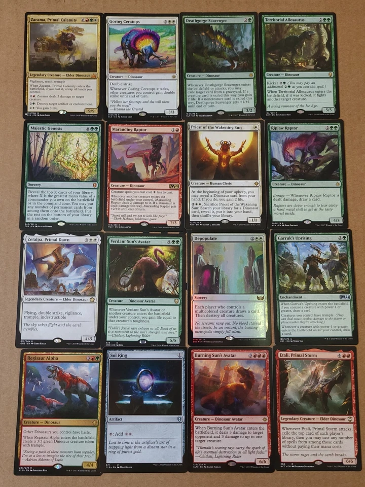 Custom Commander Deck ~ Dinosaurs ~ Zacama, Primal Calamity ~ 100 Card EDH Deck - Image 2 of 4