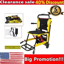 Electric Elderly Stair Lifting Chair Motorized Climbing Wheelchair with Battery