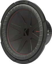 Kicker CompR 48CWR122 12" Dual 2-ohm Component Subwoofer