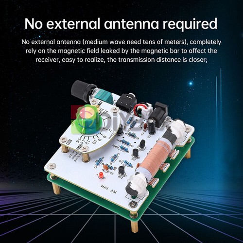 525~1605kHz Medium Wave AM Radio Transmitter DIY Circuit Board Radio Module USA. - Zdjęcie 15 z 18