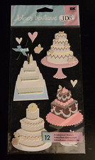 Jolee's Boutique - WEDDING CAKE - Scrapbooking Stickers - I Do - EKWJBLG009