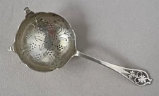 Sheffield England Emile Viners Sterling Silver Tea Strainer 5 5/8";X563
