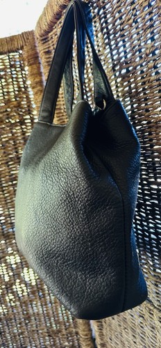 VALERIE STEVEN’S Vintage Brown Leather Shoulder HandBag Purse - Picture 2 of 8