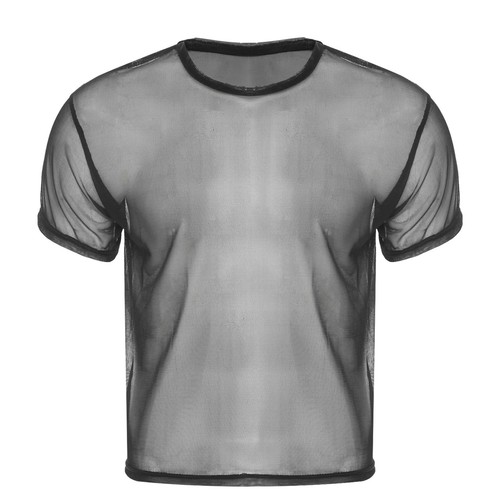Mens Deep V-Neck Shirts Low Cut Stretch Basic Cotton Top Athletic Muscle T-Shirt - Picture 11 of 23