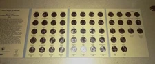 1999 2009 50 State Quarter Set & Territory Complete Coin Album - 56 Uncirculated