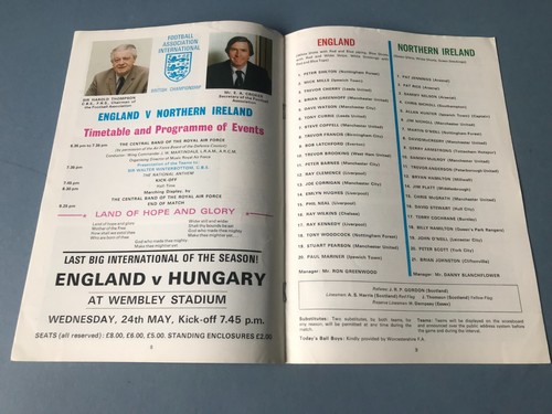 Various England Home Football Programmes - Choose From List - Picture 85 of 195